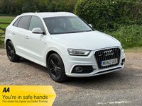 USED 2012 62 AUDI Q3 2.0 TDI S line SUV 5dr Diesel S Tronic quattro Euro 5 (s/s) (177 ps) OVER 50MPG+SAT-NAV+AUTO+1/2 LEATHER