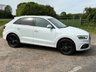 USED 2012 62 AUDI Q3 2.0 TDI S line SUV 5dr Diesel S Tronic quattro Euro 5 (s/s) (177 ps) OVER 50MPG+SAT-NAV+AUTO+1/2 LEATHER