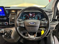 USED 2021 21 FORD TRANSIT CUSTOM 2.0 320 EcoBlue Limited Crew Van Double Cab 5dr Diesel Manual L2 H1 Euro 6 (s/s) (6 Seat) (130 ps) 2 keys, SH, reverse camera, NAV, AC