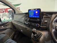 USED 2021 21 FORD TRANSIT CUSTOM 2.0 320 EcoBlue Limited Crew Van Double Cab 5dr Diesel Manual L2 H1 Euro 6 (s/s) (6 Seat) (130 ps) 2 keys, SH, reverse camera, NAV, AC