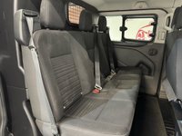 USED 2021 21 FORD TRANSIT CUSTOM 2.0 320 EcoBlue Limited Crew Van Double Cab 5dr Diesel Manual L2 H1 Euro 6 (s/s) (6 Seat) (130 ps) 2 keys, SH, reverse camera, NAV, AC