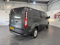 USED 2021 21 FORD TRANSIT CUSTOM 2.0 320 EcoBlue Limited Crew Van Double Cab 5dr Diesel Manual L2 H1 Euro 6 (s/s) (6 Seat) (130 ps) 2 keys, SH, reverse camera, NAV, AC