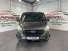USED 2021 21 FORD TRANSIT CUSTOM 2.0 320 EcoBlue Limited Crew Van Double Cab 5dr Diesel Manual L2 H1 Euro 6 (s/s) (6 Seat) (130 ps) 2 keys, SH, reverse camera, NAV, AC