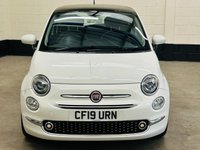 USED 2019 19 FIAT 500 1.2 Lounge Panoramic Hatchback 3 Door Petrol Manual Euro 6 (s/s) (69 bhp) ULEZ EURO 6  1 PREV WITH HISTORY