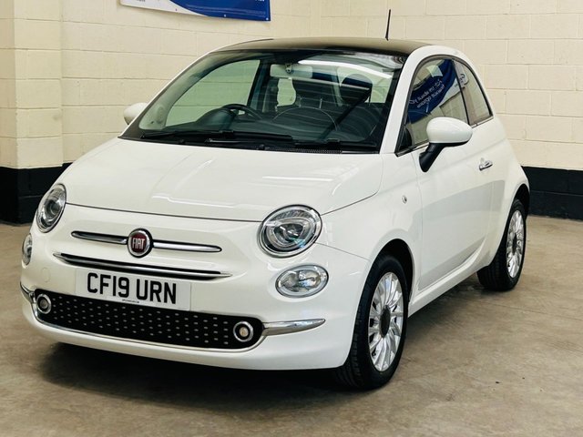 2019 19 Fiat 500 1.2 Lounge Panoramic Hatchback 3 Door Petrol Manual Euro 6 (s/s) (69 bhp)