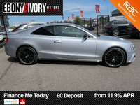 USED 2016 65 AUDI A5 2.0 TDI Black Edition Plus Coupe 2dr Diesel Manual Euro 6 (s/s) (190 ps) 2 KEYS BOOK PACK FULLY SERVICED AND 1 YEAR MOT WITHIN THE SALE
