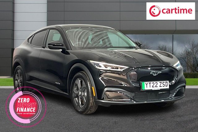 View our Ford Mustang Mach-E Standard Range 70kWh SUV 5dr Electric Automatic (269 ps) 15-Inch Touchscreen,  Apple CarPlay / Android Auto, Reverse Camera / Park Sensors, Heated Front Seats, Wireless Charging