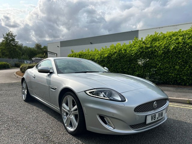 2012 62 Jaguar Xk 5.0 V8 Portfolio Coupe 2dr Petrol Auto Euro 5 (385 ps)-Nice Example Finished In Rhodium Silver Metallic-2 Former Keepers-Last Keeper Since June 2019-Heated Ebony Leather Upholstery-Dual Climate Control-Mfsw-Cruise Control-Bluetooth-Satnav-Bowers & Wilkins Sound-Electric Front Memory Seats-Unmarked 20