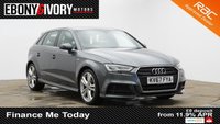 USED 2018 67 AUDI A3 1.5 TFSI CoD S line Sportback 5dr Petrol S Tronic Euro 6 (s/s) (150 ps) 2 OWNER + AUDI SERVICE HISTORY + 1 YEAR MOT