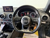 USED 2016 66 AUDI A3 2.0 TDI S line Hatchback 3dr Diesel Manual Euro 6 (s/s) (150 ps) APPLE CAR PLAY DAB