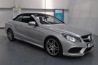 USED 2014 Y MERCEDES-BENZ E-CLASS 3.0 E350d V6 BlueTEC AMG Sport Cabriolet 2dr Diesel G-Tronic+ Euro 6 (s/s) (252 ps) Satellite Navigation, Heated Leather, DAB Radio, Cruise Control