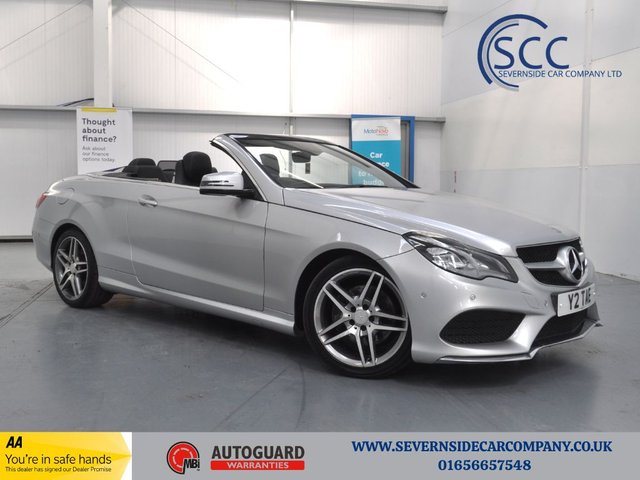 2014 Y Mercedes-Benz E-Class 3.0 E350d V6 BlueTEC AMG Sport Cabriolet 2dr Diesel G-Tronic+ Euro 6 (s/s) (252 ps)