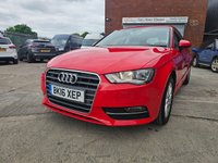 USED 2016 16 AUDI A3 1.4 TFSI SE Sportback 5dr Petrol S Tronic Euro 6 (s/s) (125 ps) Excellent Condition Low Mileage