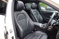 USED 2017 17 MERCEDES-BENZ C-CLASS C250D 2.1 AMG LINE PREMIUM PLUS 4MATIC DIAMOND WHITE PAN ROOF MEMORY SEATS