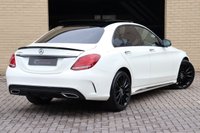 USED 2017 17 MERCEDES-BENZ C-CLASS C250D 2.1 AMG LINE PREMIUM PLUS 4MATIC DIAMOND WHITE PAN ROOF MEMORY SEATS