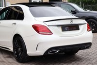 USED 2017 17 MERCEDES-BENZ C-CLASS C250D 2.1 AMG LINE PREMIUM PLUS 4MATIC DIAMOND WHITE PAN ROOF MEMORY SEATS