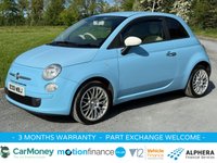USED 2013 13 FIAT 500 1.2 Colour Therapy Hatchback 3dr Petrol Manual Euro 5 (s/s) (69 bhp) 