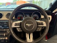 USED 2016 FORD MUSTANG 2.3T EcoBoost Convertible 2dr Petrol SelShift Euro 6 (317 ps)+1 OWNER FROM NEW+HISTORY+MEDIA+BLUETOOTH+NAVIGATION+BLACK 19 INCH ALLOYS+CLIMATE+CAMERA+PARK CONTROL+ 1 OWNER FROM NEW+HISTORY+MEDIA+FULL LEATHER HEATED SEATS+ALLOYS+PARKING SENSORS+CLIMATE+BLUETOOTH+NAV+USB+AUX+DAB+REAR CAM+HPI CLEAR