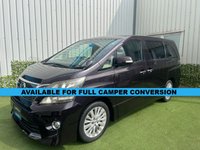 USED 2012 TOYOTA VELLFIRE TOYOTA VELLFIRE 2.4 LITRE PETROL IDEAL FOR CAMPER CONVERSION #1126 VERY LOW MILEAGE