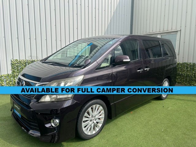 View our Toyota Vellfire TOYOTA VELLFIRE 2.4 LITRE PETROL IDEAL FOR CAMPER CONVERSION #1126