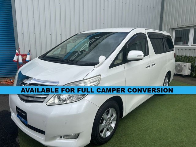 2008 TOYOTA ALPHARD CAMPERVAN TOYOTA ALPHARD 2.4 LITRE PETROL FWD IDEAL FOR CUSTOM CAMPER CONVERSION #1127 Ideal van for custom conversion