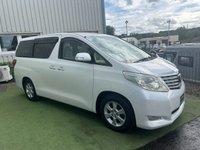 USED 2008 TOYOTA ALPHARD CAMPERVAN TOYOTA ALPHARD 2.4 LITRE PETROL FWD IDEAL FOR CUSTOM CAMPER CONVERSION #1127 Ideal van for custom conversion