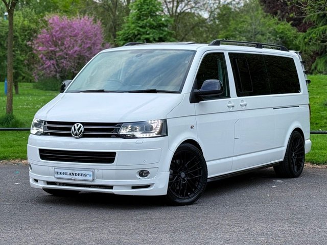 2015 64 Volkswagen Caravelle 2.0 SE BiTDI BLUEMOTION TECHNOLOGY LWB SPORTLINE STYLE BODYKITS LED DAYLIGHTS 7 SEATS SUNROOF 20