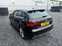 USED 2014 14 AUDI A3 1.6 TDI S line Hatchback 3dr Diesel Manual Euro 5 (s/s) (105 ps) * Low Miles - High MPG - Service History - &pound;20 Road Tax *