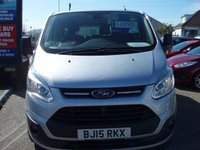 USED 2015 15 FORD TOURNEO CUSTOM 2.2 300 TDCi Zetec Minibus Double Cab 5dr Diesel Manual L2 Euro 5 (s/s) (125 ps) 