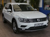 USED 2021 70 VOLKSWAGEN TIGUAN ALLSPACE 1.5 TSI EVO Match SUV 5dr Petrol Manual Euro 6 (s/s) (150 ps) 7 SEATS SAT NAV BLUETOOTH REAR VIEW CAMERA CRUISE CONTROL PARKING SENSORS 1 OWNER SERVICE WARRANTY