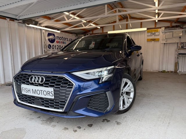 2021 21 AUDI A3 1.4 TFSIe 40 S line Sportback 5dr Petrol Plug-in Hybrid S Tronic Euro 6 (s/s) 13kWh (204 ps)\+1 OWNER FROM NEW+HISTORY+FULL LEATHER SEATS+DIGITAL DASH+MEDIA+BLUETOOTH+NAVIGATION+ 1 OWNER FROM NEW+FSH+CLIMATE+FULL LEATHER SEATS+PARK CONTROL+NAV+ALLOYS+BLUETOOTH+MEDIA+DIGITAL COCKPIT+PRIVACY+USB+AUX+DAB+CRUISE+HPI CLEAR
