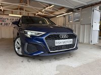 USED 2021 21 AUDI A3 1.4 TFSIe 40 S line Sportback 5dr Petrol Plug-in Hybrid S Tronic Euro 6 (s/s) 13kWh (204 ps)\+1 OWNER FROM NEW+HISTORY+FULL LEATHER SEATS+DIGITAL DASH+MEDIA+BLUETOOTH+NAVIGATION+ 1 OWNER FROM NEW+FSH+CLIMATE+FULL LEATHER SEATS+PARK CONTROL+NAV+ALLOYS+BLUETOOTH+MEDIA+DIGITAL COCKPIT+PRIVACY+USB+AUX+DAB+CRUISE+HPI CLEAR