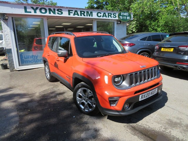 2020 20 Jeep Renegade 1.3 GSE T4 Limited Auto SUV 5dr Petrol DDCT Euro 6 (s/s) (150 ps) Automatic *£2,500+ EXTRAS*