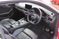 PRE-OWNED 2018 18 AUDI RS5 2.9 TFSI V6 Coupe 2dr Petrol Tiptronic quattro Euro 6 (s/s) (450 ps) Misano Red Pearl Effect (&pound;645 option), Fine Napa Leather Super Sports Seats Black With Rock Grey Stitching, 20in 5 Arm Trapezoid Forged Alloys (&pound;2000 option), Top Speed Increased To 184 MPH (&pound;1450 option), Carbon Inlays (&pound;950 option), Audi Side Assist Including Pre-sense Rear (&pound;775 option), Rear View Camera (&pound;450 option), Audi Phone Box With Wireless Charging (&pound;325 option), Tyre Pressure Monitoring System (&pound;250 option), Electric Adjustable Seats With Driver Memory (&pound;200 option), Storage Pack