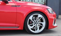 PRE-OWNED 2018 18 AUDI RS5 2.9 TFSI V6 Coupe 2dr Petrol Tiptronic quattro Euro 6 (s/s) (450 ps) Misano Red Pearl Effect (&pound;645 option), Fine Napa Leather Super Sports Seats Black With Rock Grey Stitching, 20in 5 Arm Trapezoid Forged Alloys (&pound;2000 option), Top Speed Increased To 184 MPH (&pound;1450 option), Carbon Inlays (&pound;950 option), Audi Side Assist Including Pre-sense Rear (&pound;775 option), Rear View Camera (&pound;450 option), Audi Phone Box With Wireless Charging (&pound;325 option), Tyre Pressure Monitoring System (&pound;250 option), Electric Adjustable Seats With Driver Memory (&pound;200 option), Storage Pack