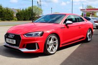 PRE-OWNED 2018 18 AUDI RS5 2.9 TFSI V6 Coupe 2dr Petrol Tiptronic quattro Euro 6 (s/s) (450 ps) Misano Red Pearl Effect (&pound;645 option), Fine Napa Leather Super Sports Seats Black With Rock Grey Stitching, 20in 5 Arm Trapezoid Forged Alloys (&pound;2000 option), Top Speed Increased To 184 MPH (&pound;1450 option), Carbon Inlays (&pound;950 option), Audi Side Assist Including Pre-sense Rear (&pound;775 option), Rear View Camera (&pound;450 option), Audi Phone Box With Wireless Charging (&pound;325 option), Tyre Pressure Monitoring System (&pound;250 option), Electric Adjustable Seats With Driver Memory (&pound;200 option), Storage Pack
