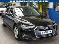 USED 2021 71 AUDI A6 SALOON 2.0 TFSI 40 Sport Saloon 4dr Petrol S Tronic Euro 6 (s/s) (204 ps) SAT NAV HEATED LEATHER INTERIOR REAR VIEW CAMERA PARKING SENSORS 1 OWNER SERVICE HISTORY WARRANTY