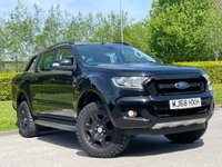 USED 2018 68 FORD RANGER 2.2 TDCi Black Edition Pickup Double Cab 4dr Diesel Manual 4WD Euro 6 (s/s) (160 ps) ** NO VAT ** FULL LEATHER +SAT NAV
