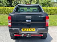 USED 2018 68 FORD RANGER 2.2 TDCi Black Edition Pickup Double Cab 4dr Diesel Manual 4WD Euro 6 (s/s) (160 ps) ** NO VAT ** FULL LEATHER +SAT NAV