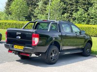 USED 2018 68 FORD RANGER 2.2 TDCi Black Edition Pickup Double Cab 4dr Diesel Manual 4WD Euro 6 (s/s) (160 ps) ** NO VAT ** FULL LEATHER +SAT NAV