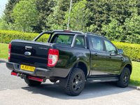 USED 2018 68 FORD RANGER 2.2 TDCi Black Edition Pickup Double Cab 4dr Diesel Manual 4WD Euro 6 (s/s) (160 ps) ** NO VAT ** FULL LEATHER +SAT NAV