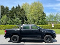 USED 2018 68 FORD RANGER 2.2 TDCi Black Edition Pickup Double Cab 4dr Diesel Manual 4WD Euro 6 (s/s) (160 ps) ** NO VAT ** FULL LEATHER +SAT NAV