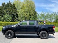 USED 2018 68 FORD RANGER 2.2 TDCi Black Edition Pickup Double Cab 4dr Diesel Manual 4WD Euro 6 (s/s) (160 ps) ** NO VAT ** FULL LEATHER +SAT NAV
