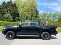 USED 2018 68 FORD RANGER 2.2 TDCi Black Edition Pickup Double Cab 4dr Diesel Manual 4WD Euro 6 (s/s) (160 ps) ** NO VAT ** FULL LEATHER +SAT NAV