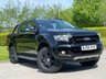 USED 2018 68 FORD RANGER 2.2 TDCi Black Edition Pickup Double Cab 4dr Diesel Manual 4WD Euro 6 (s/s) (160 ps) ** NO VAT ** FULL LEATHER +SAT NAV