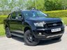 USED 2018 68 FORD RANGER 2.2 TDCi Black Edition Pickup Double Cab 4dr Diesel Manual 4WD Euro 6 (s/s) (160 ps) ** NO VAT ** FULL LEATHER +SAT NAV