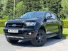 USED 2018 68 FORD RANGER 2.2 TDCi Black Edition Pickup Double Cab 4dr Diesel Manual 4WD Euro 6 (s/s) (160 ps) ** NO VAT ** FULL LEATHER +SAT NAV