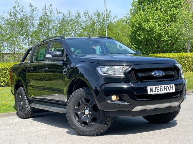 2018 68 Ford Ranger 2.2 TDCi Black Edition Pickup Double Cab 4dr Diesel Manual 4WD Euro 6 (s/s) (160 ps)