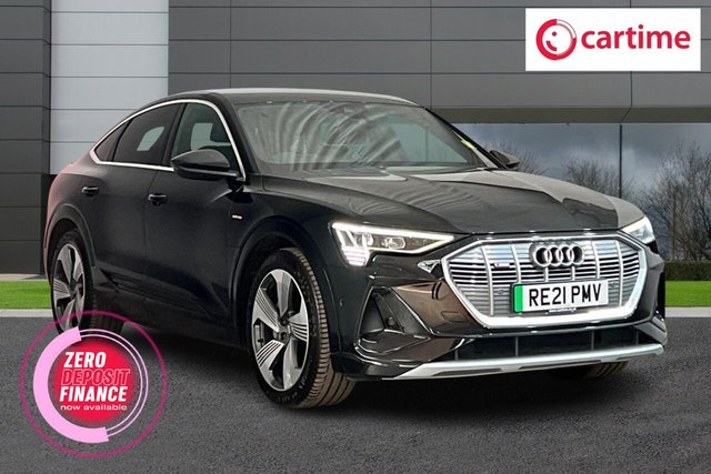 View our Audi E-Tron 55 S line Sportback 5dr Electric Auto quattro 95kWh (408 ps) Park System Plus, Driver Memory Seat, Twin Touchscreens, Heated Front Seats, Wireless Mobile Charging