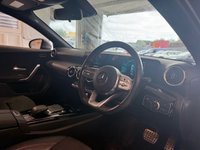 USED 2021 21 MERCEDES-BENZ A-CLASS 1.3 A250e 15.6kWh AMG Line Saloon 4dr Petrol Plug-in Hybrid 8G-DCT Euro 6 (s/s) (218 ps)+1 OWNER FROM NEW+2 KEYS+2 CABLES+HALF LEATHER SEATS+APPLE CAR PLAY+DIGITAL COCKPIT+PRIVACY 2 KEYS+2 CABLES+HISTORY+MEDIA+1 OWNER FROM NEW+HALF LEATHER SEATS+CLIMATE+PRIVACY+18" ALLOYS+APPLECARPLAY+BLUETOOTH+APPS+CRUISE+HEATED FRONT SEATS+REVERSE CAM+HPI CLEAR